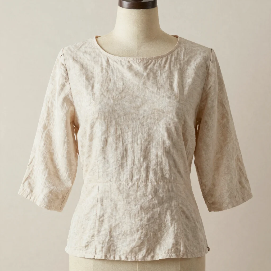 Elbow-Sleeve Heritage Blouse